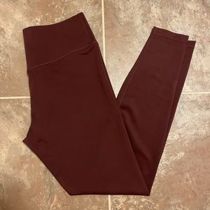 Nike Women’s Dri-Fit leggings, Burgundy sz. large